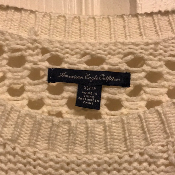 American Eagle Women’s XS White Knit Sweater (NWT) - Picture 2 of 5